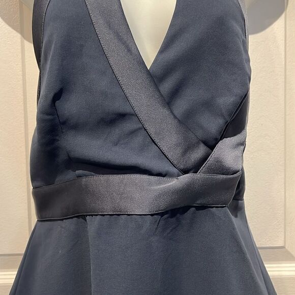Keepsake Steely Blue Lined Halter Top Size M NWT - Picture 3 of 13